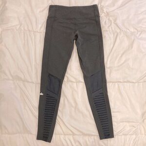 Alo Moto Leggings Gray Size S